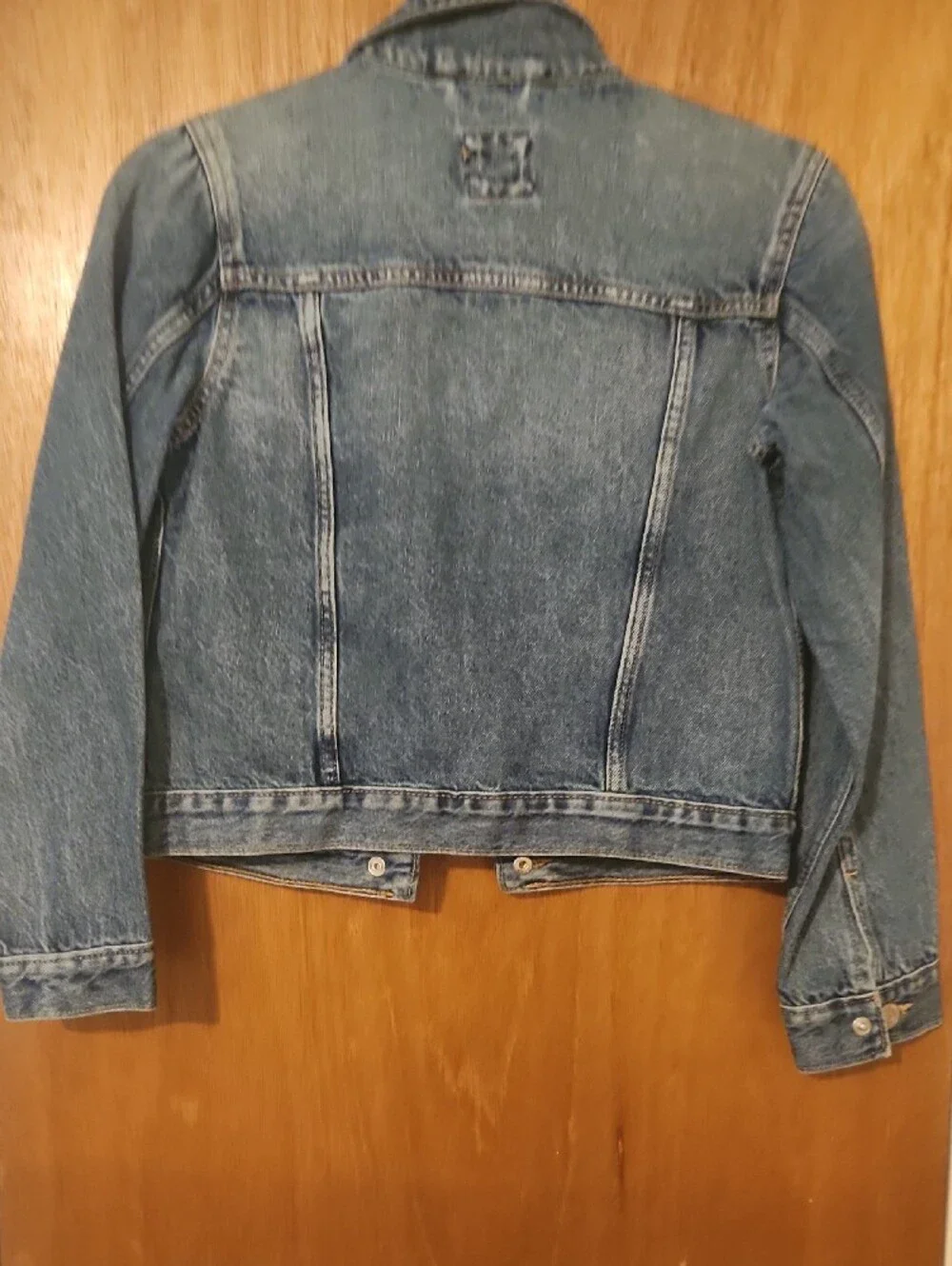 GAP Women's Light Blue Washed Denim Jacket